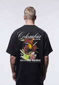 Camiseta Oversized Colombia una sola Familia Black