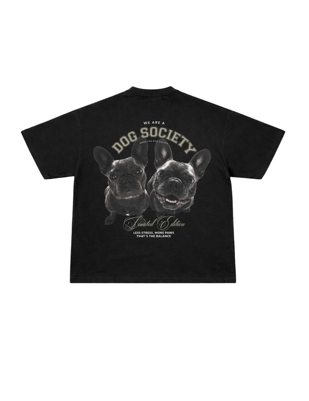 Camiseta Oversized Bulldogs Black