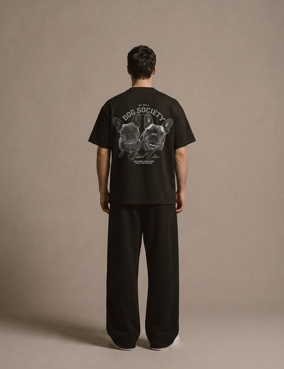 Camiseta Oversized Bulldogs Black