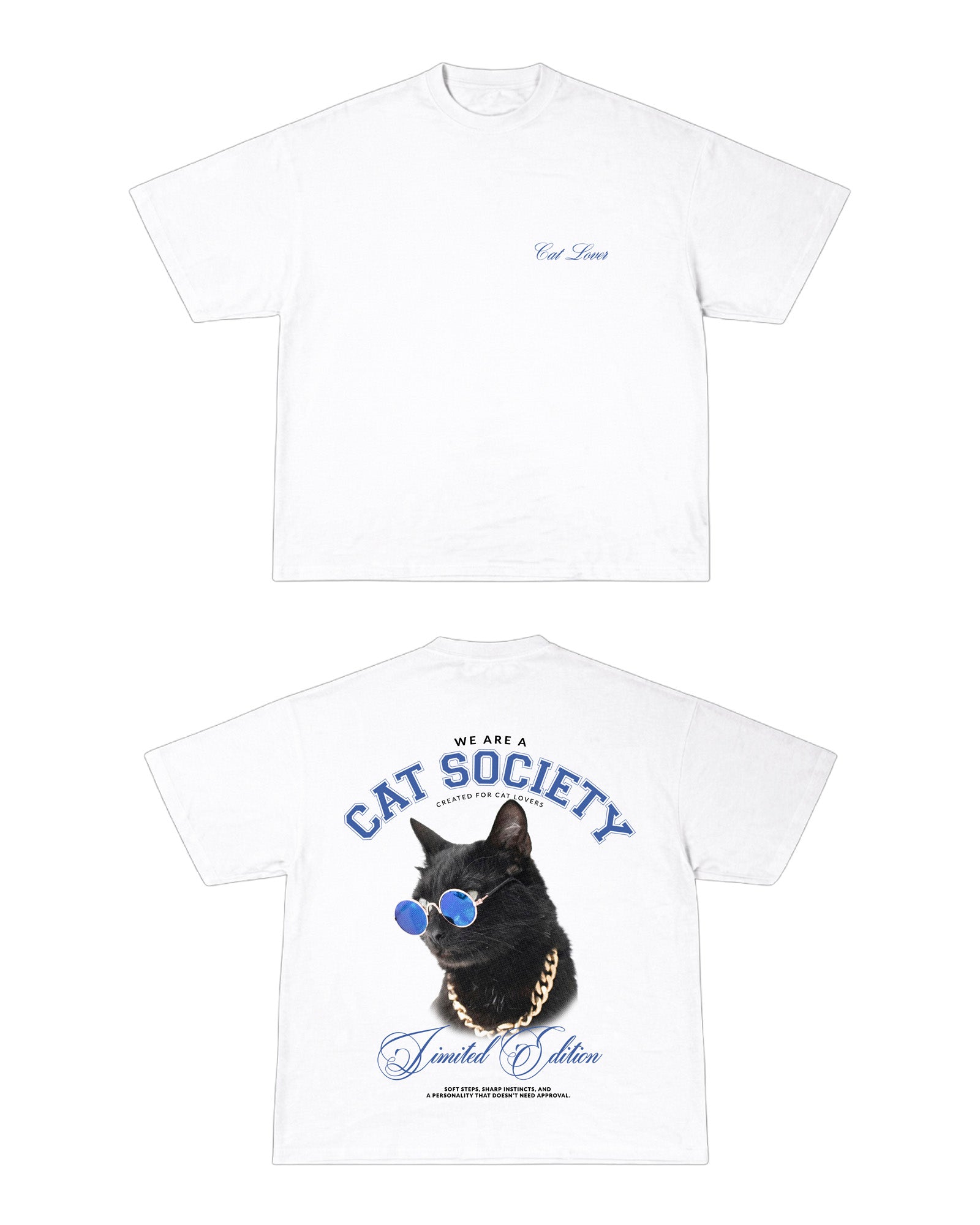 Camiseta Oversized Black Cat