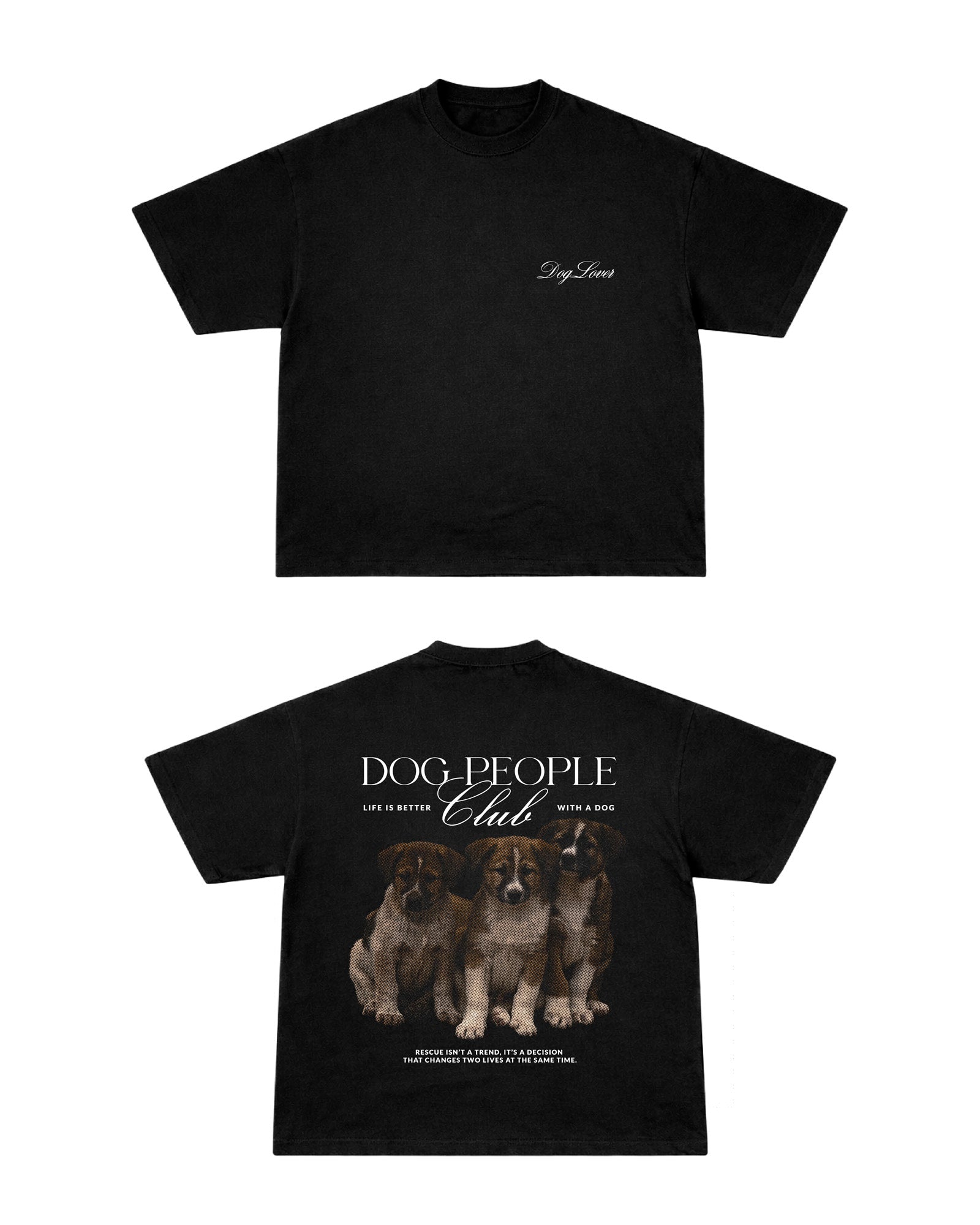 Camiseta Oversized Dog People