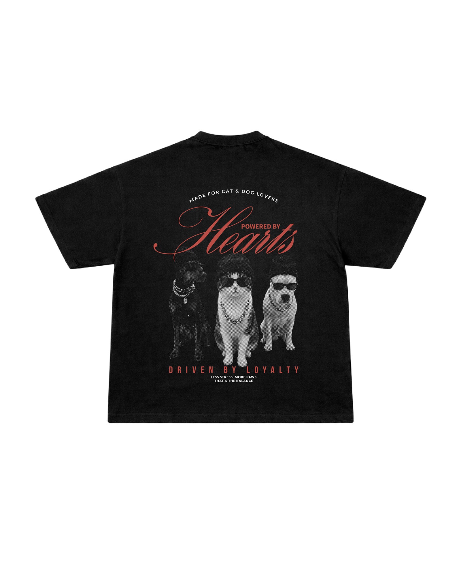 Camiseta Oversized Hearts