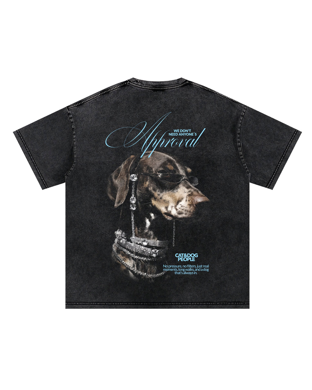 Camiseta Oversized No Approval INDST