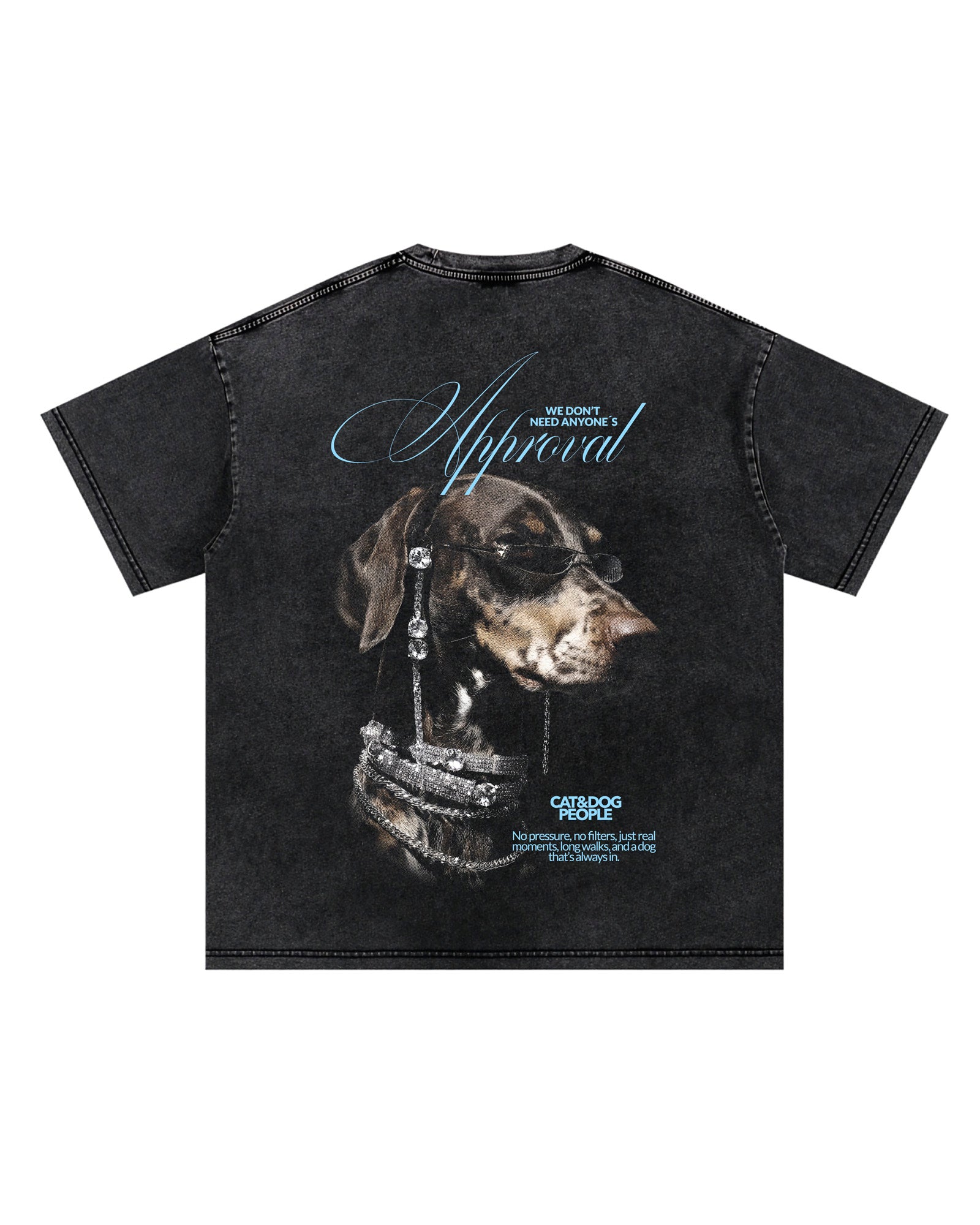 Camiseta Oversized No Approval INDST