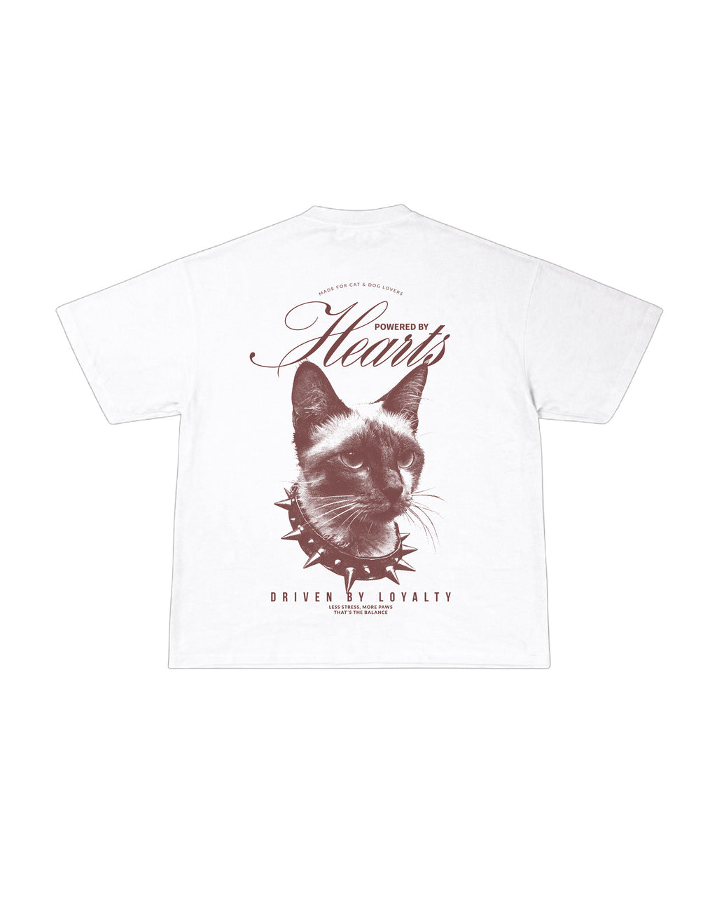 Camiseta Oversized White Cat