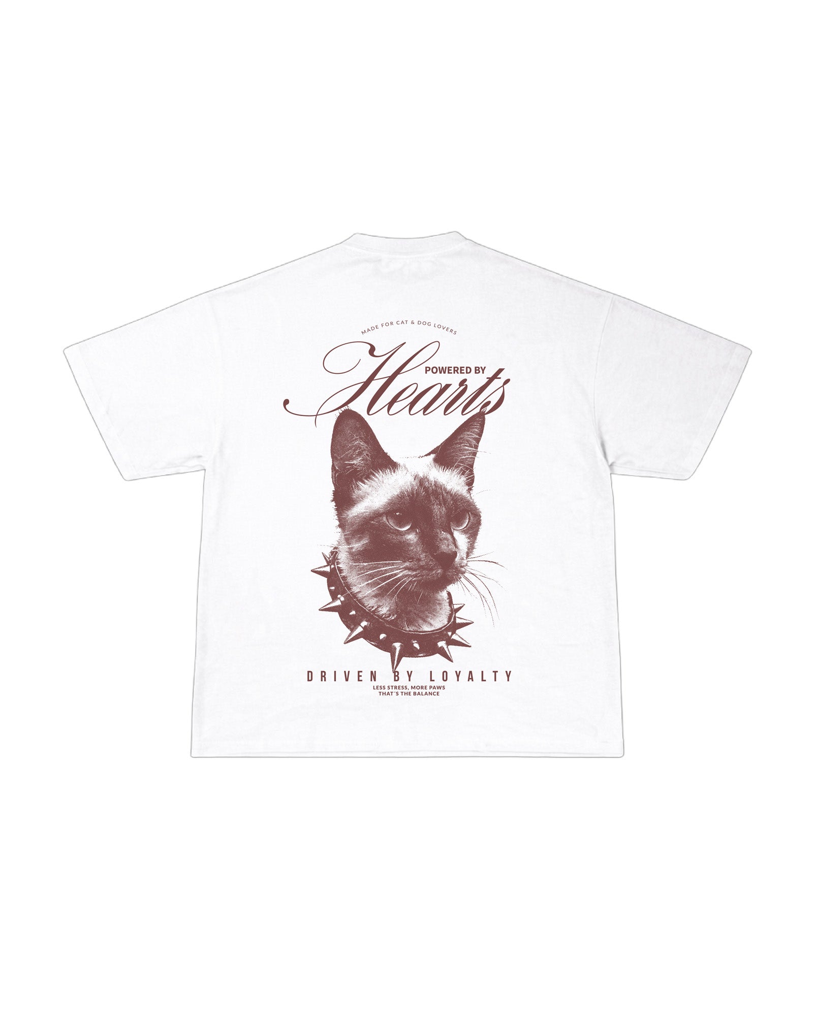 Camiseta Oversized White Cat