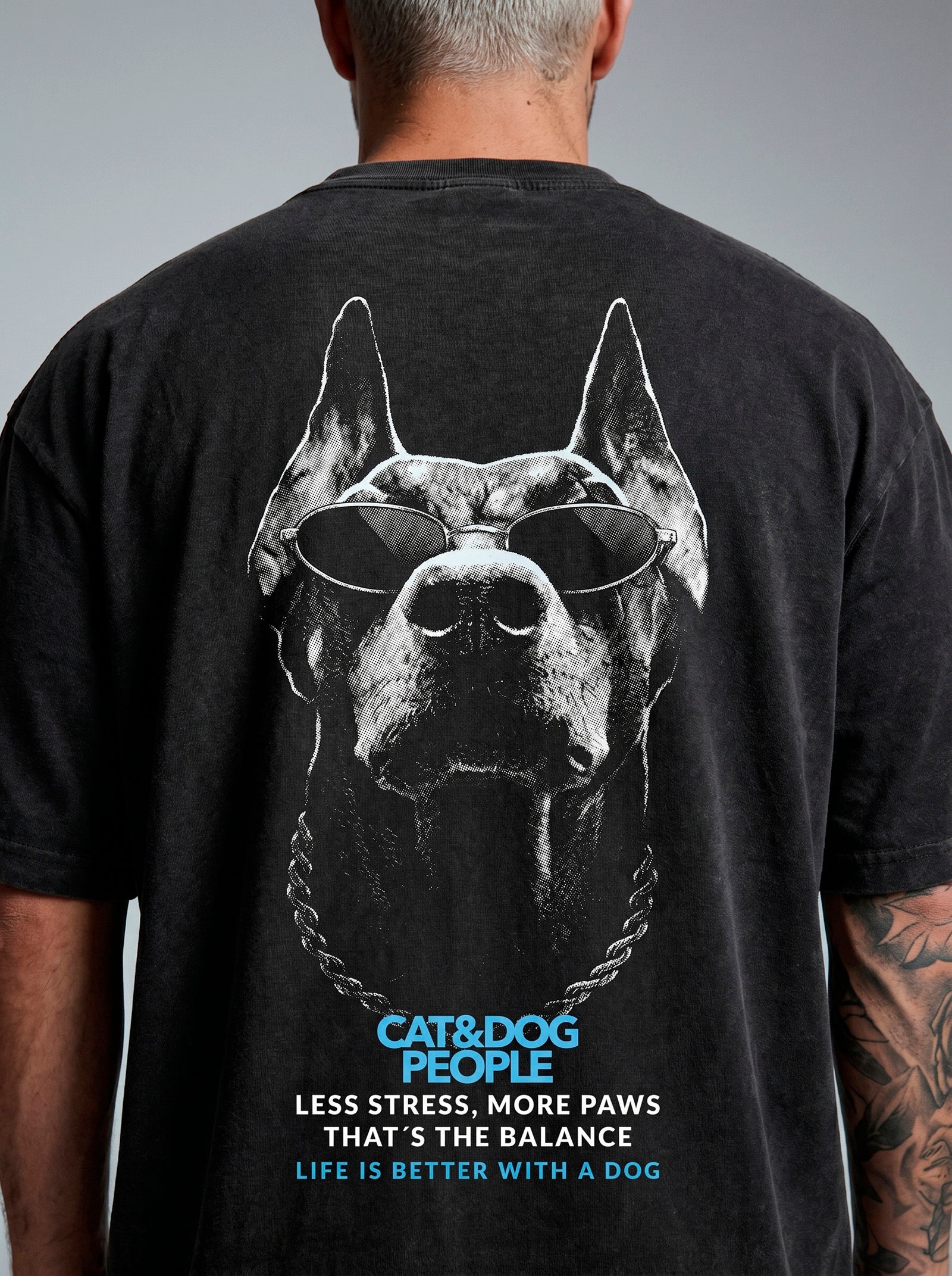 Camiseta Oversized Doberman
