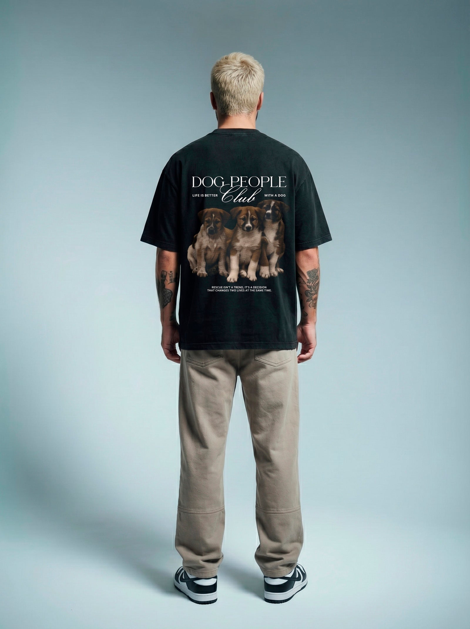 Camiseta Oversized Dog People