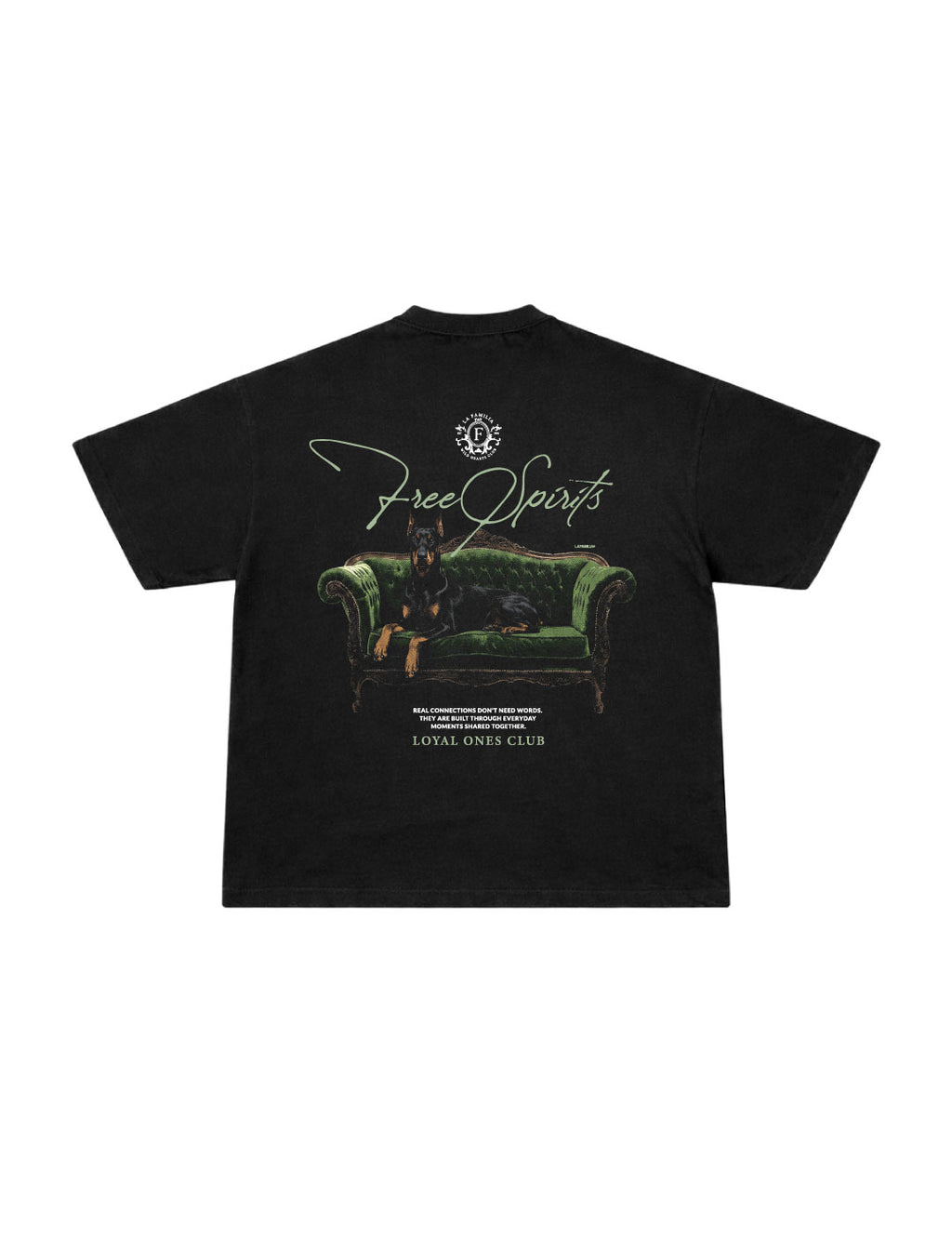 Camiseta Oversized Free Spirits Black