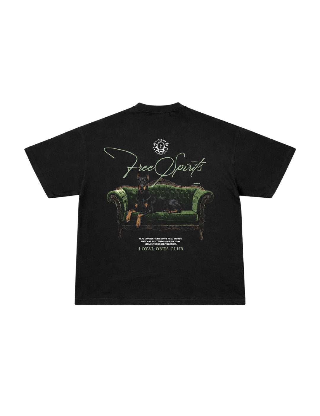 Camiseta Oversized Free Spirits Black