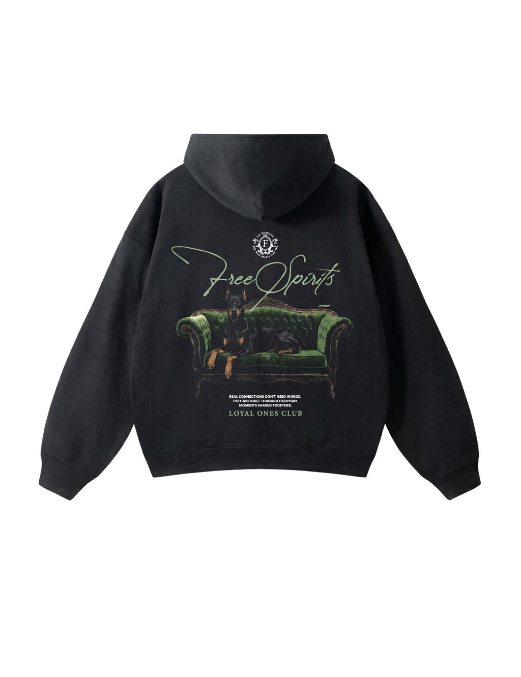 Hoodie Free Spirits Black
