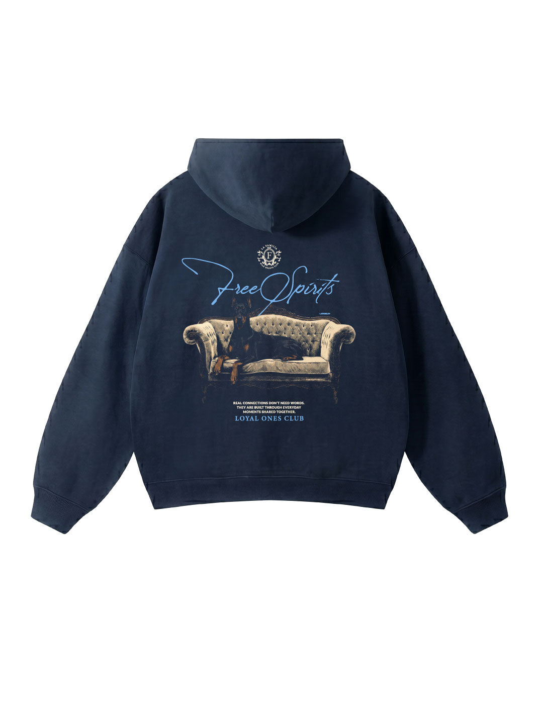 Hoodie Free Spirits Blue