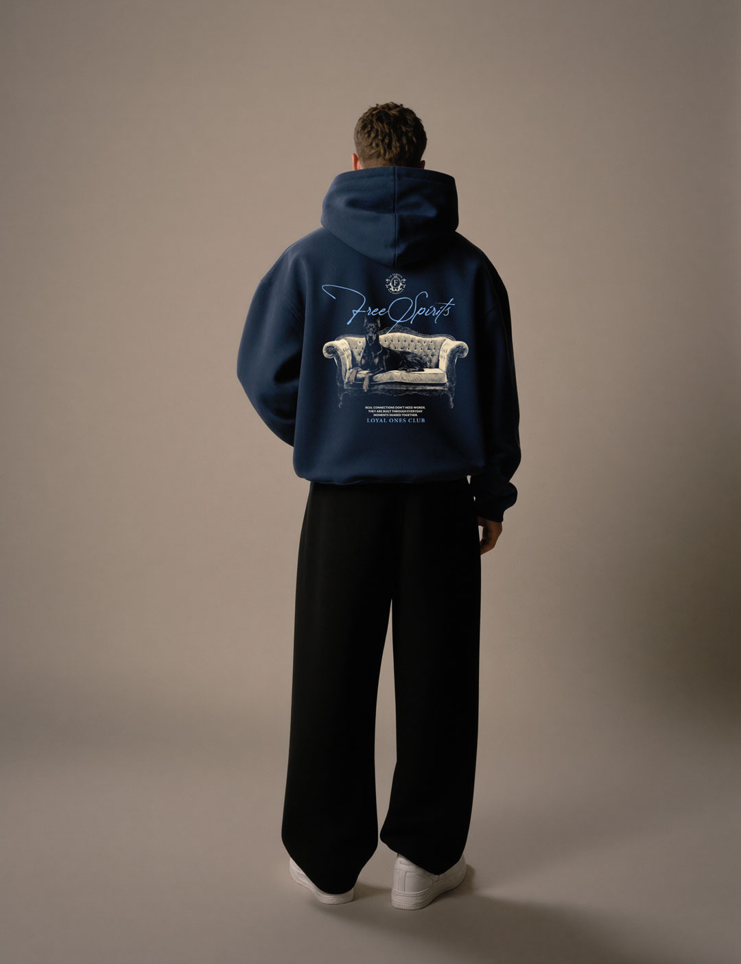 Hoodie Free Spirits Blue