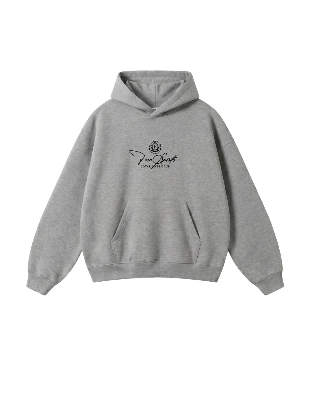 Hoodie Free Spirits Grey