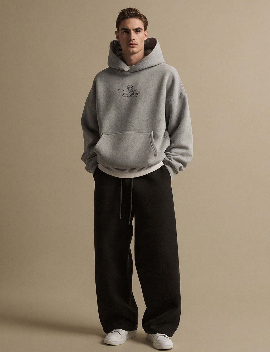 Hoodie Free Spirits Grey