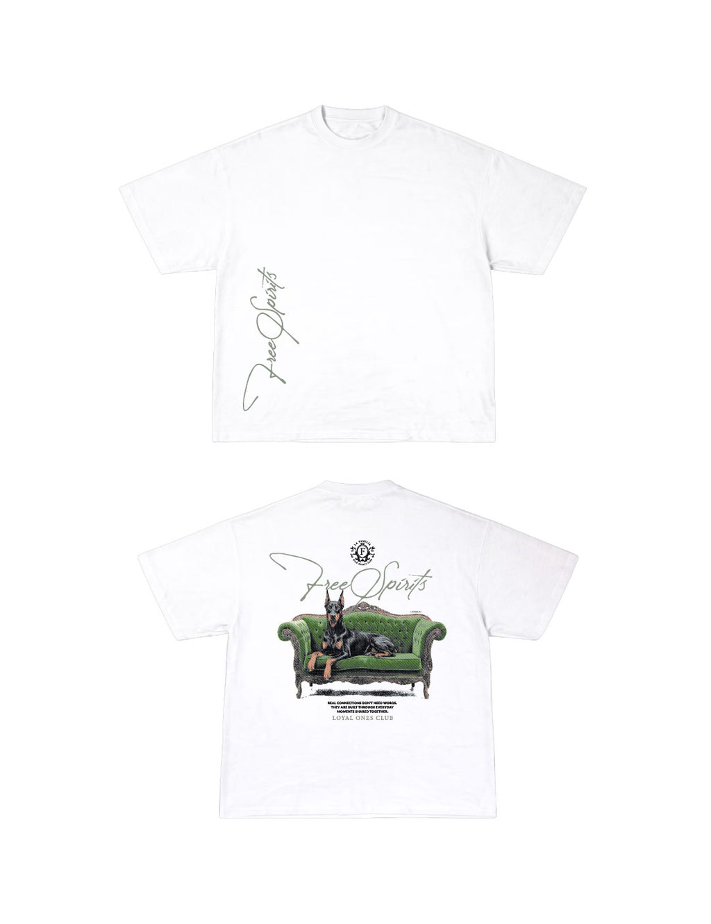 Camiseta Oversized Free Spirits White