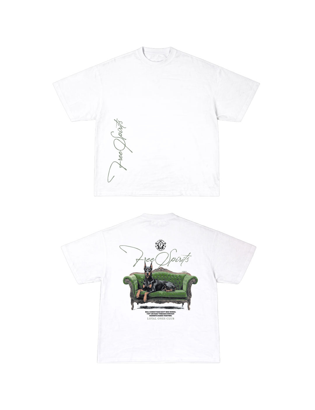 Camiseta Oversized Free Spirits White