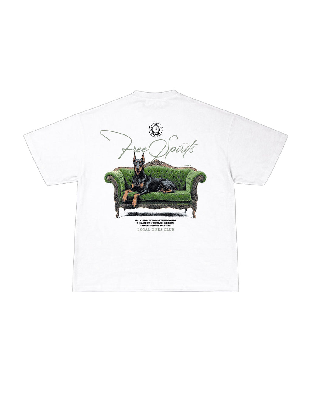 Camiseta Oversized Free Spirits White