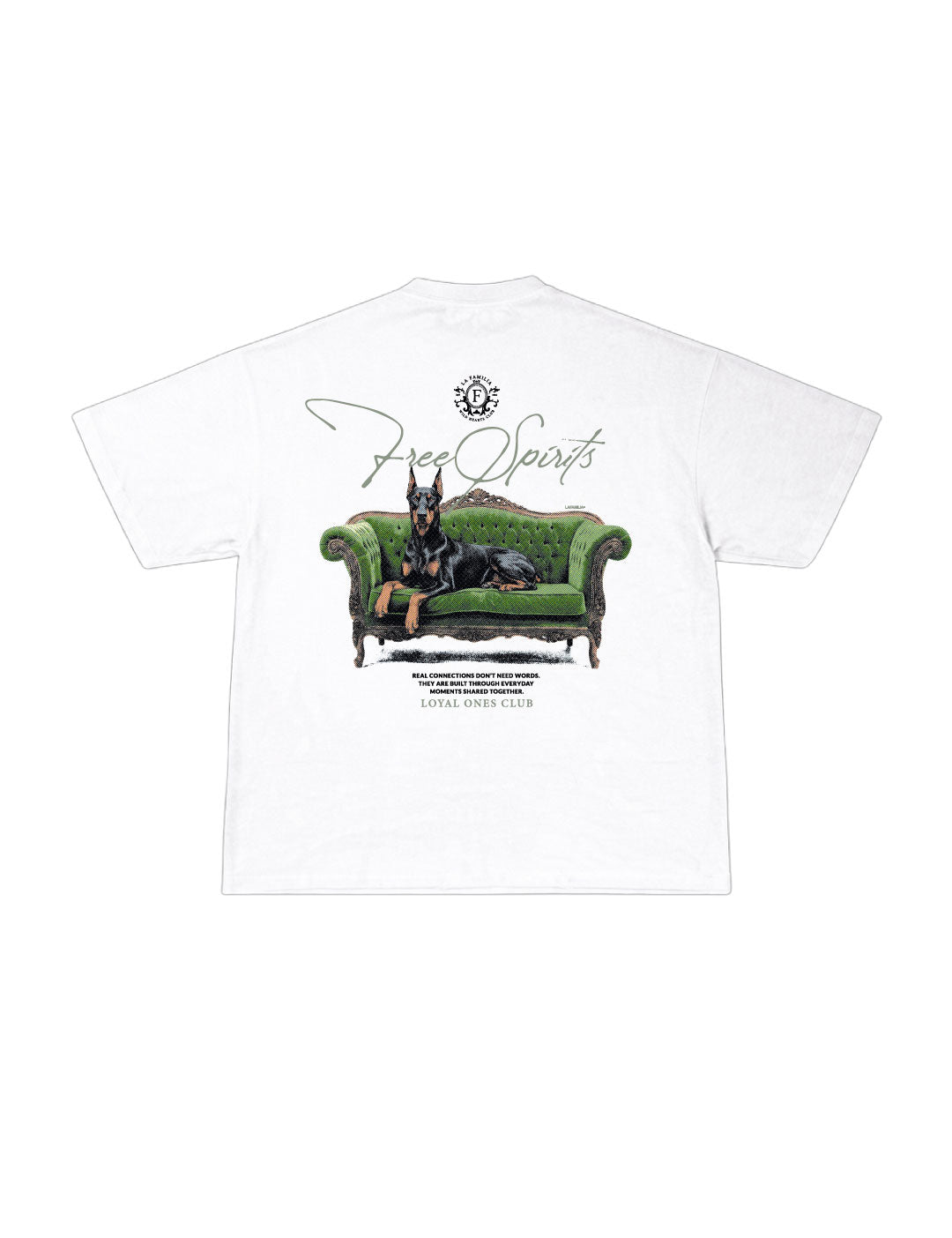 Camiseta Oversized Free Spirits White