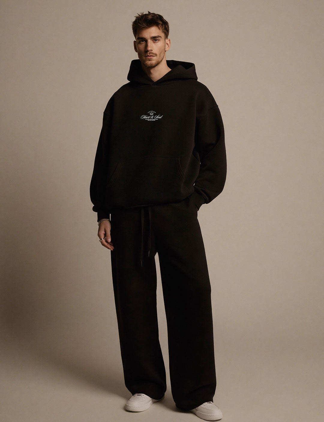 Hoodie Heart and Soul Black