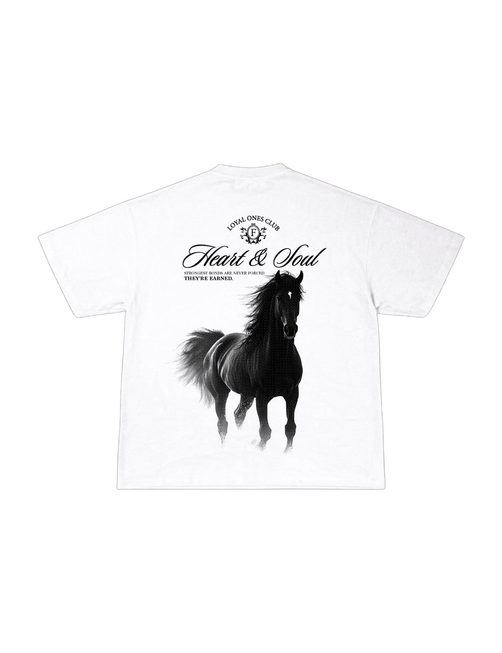 Camiseta Oversized Heart and Soul White