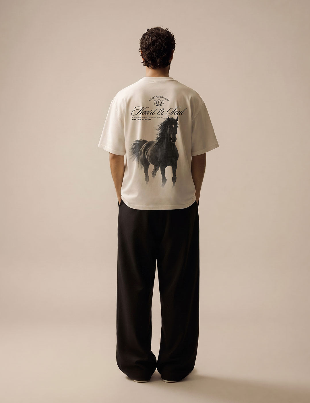 Camiseta Oversized Heart and Soul White