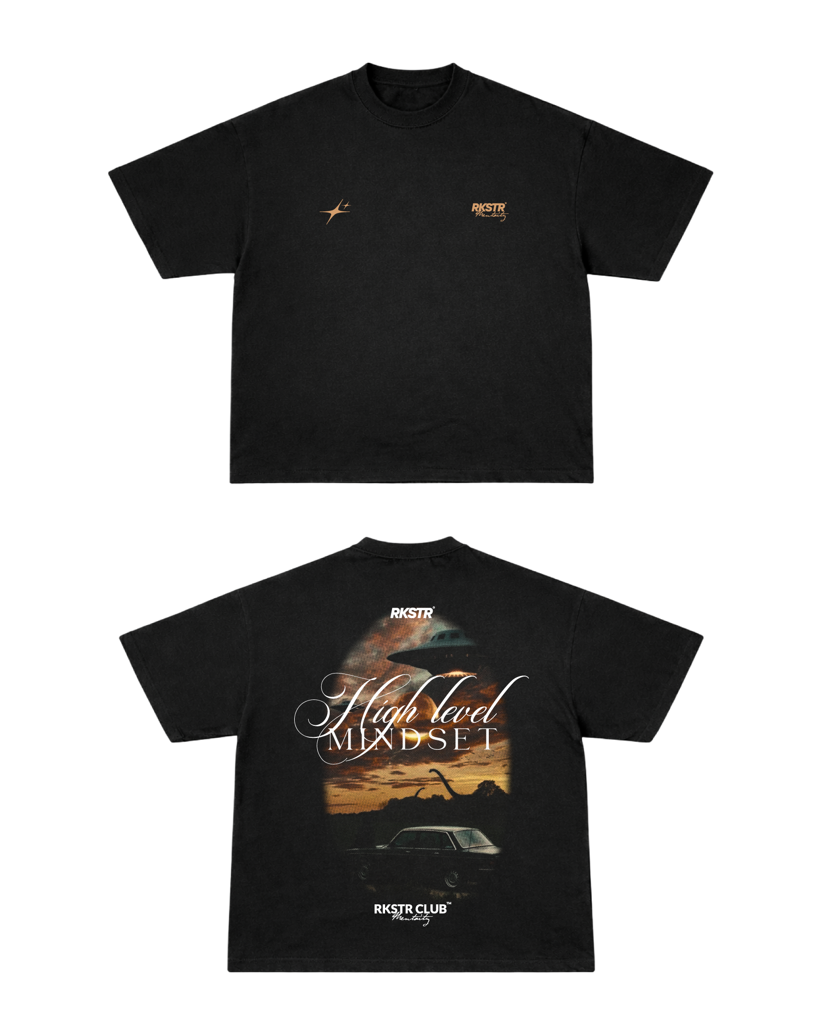 Camiseta Oversized High Level Mindset Black