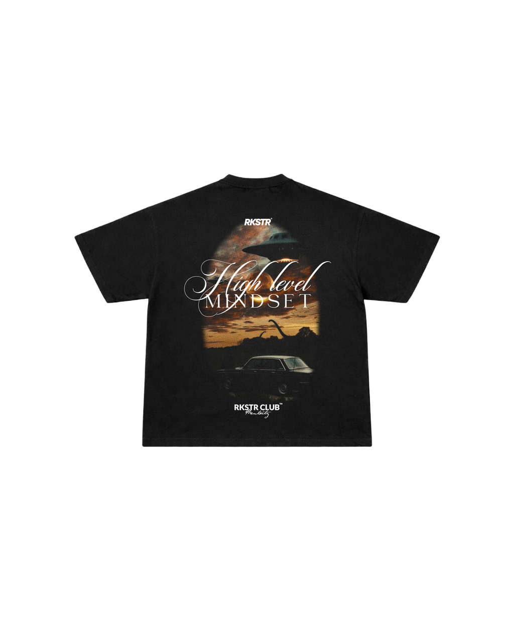 Camiseta Oversized High Level Mindset Black