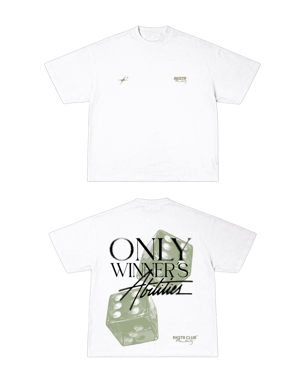 Camiseta Oversized Only Winners White