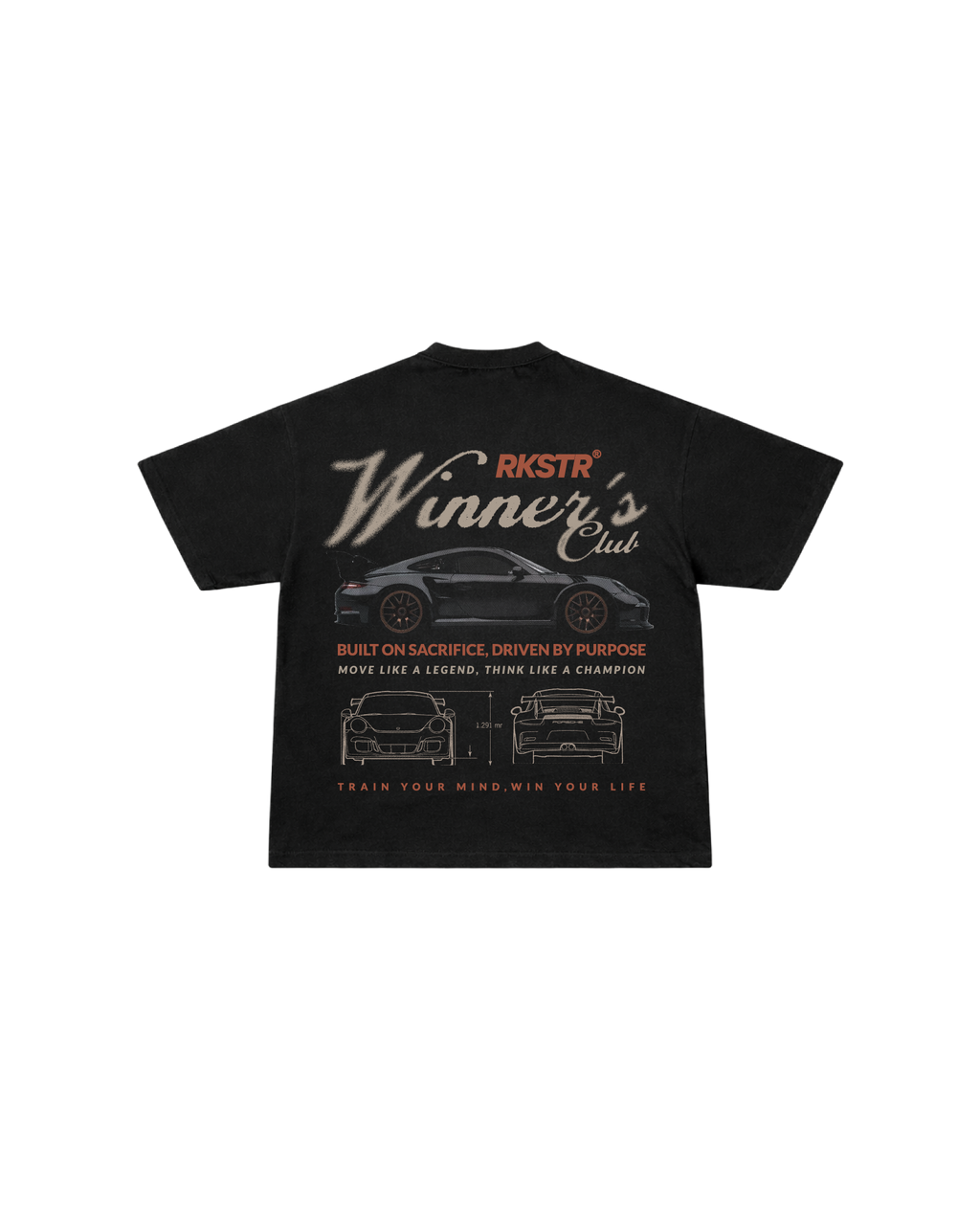 Camiseta Oversized Winners Club Black