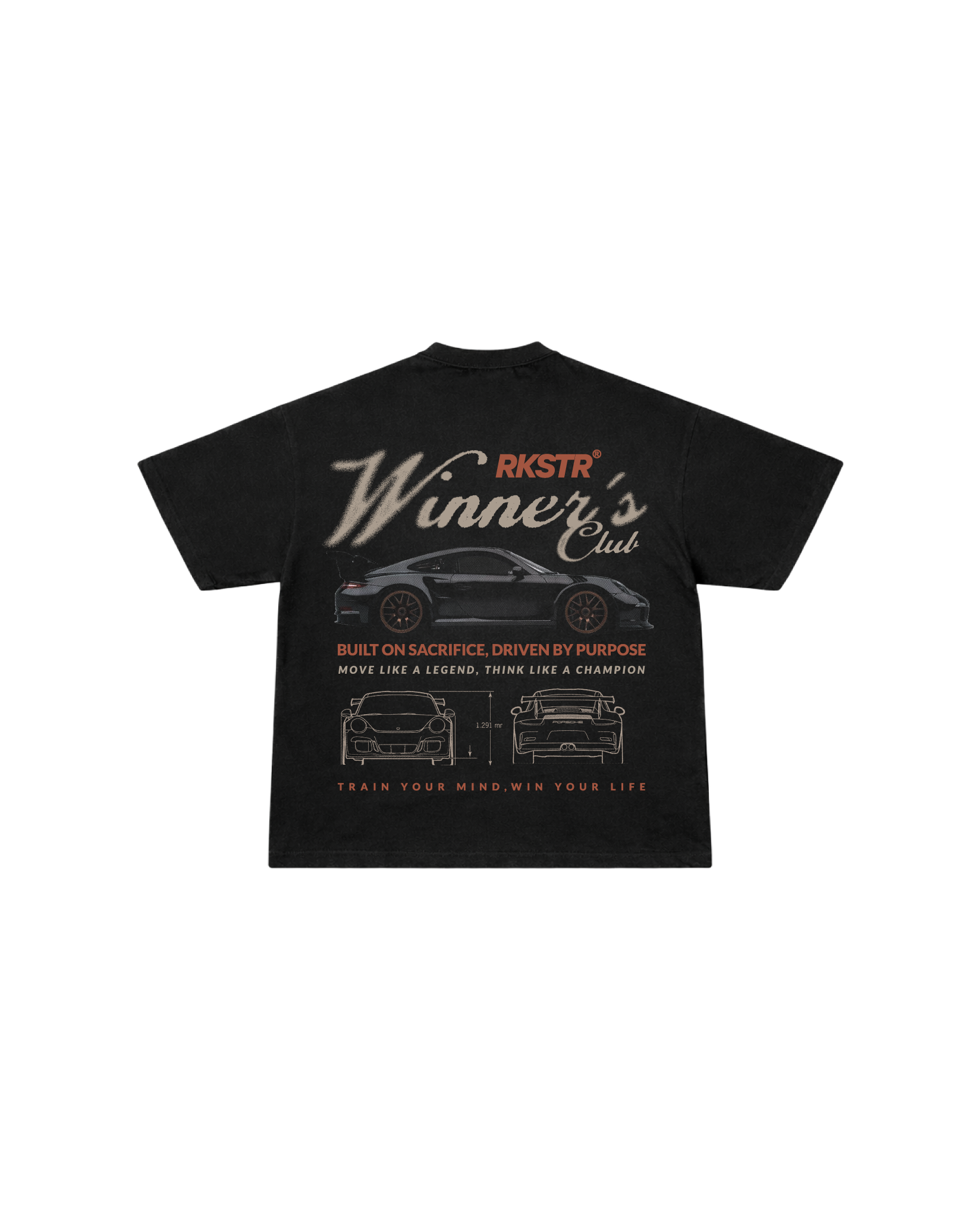 Camiseta Oversized Winners Club Black