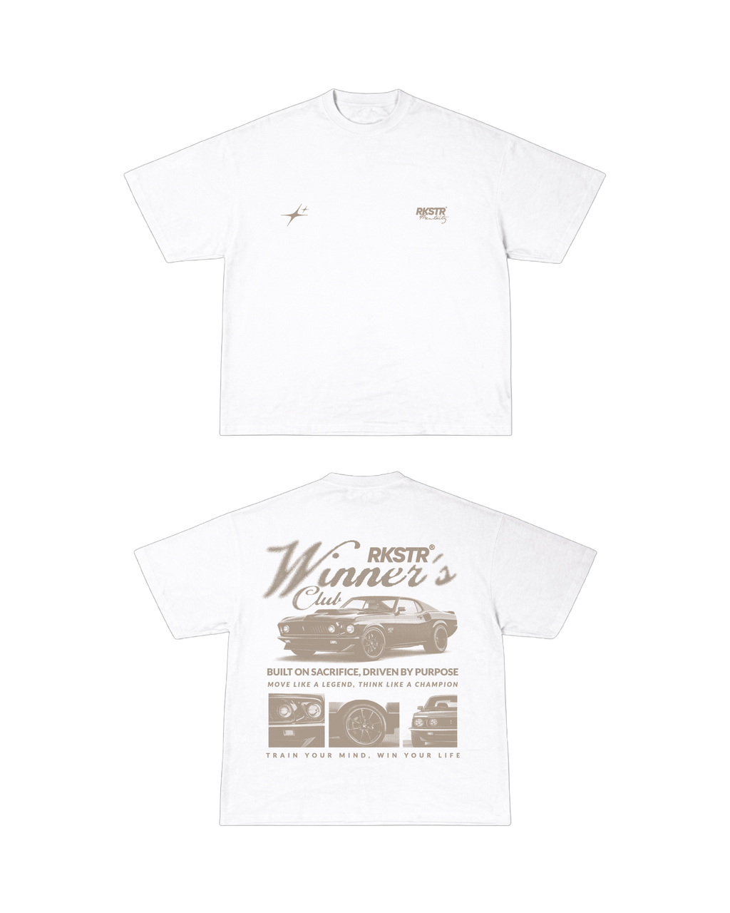 Camiseta Oversized Winners Club White