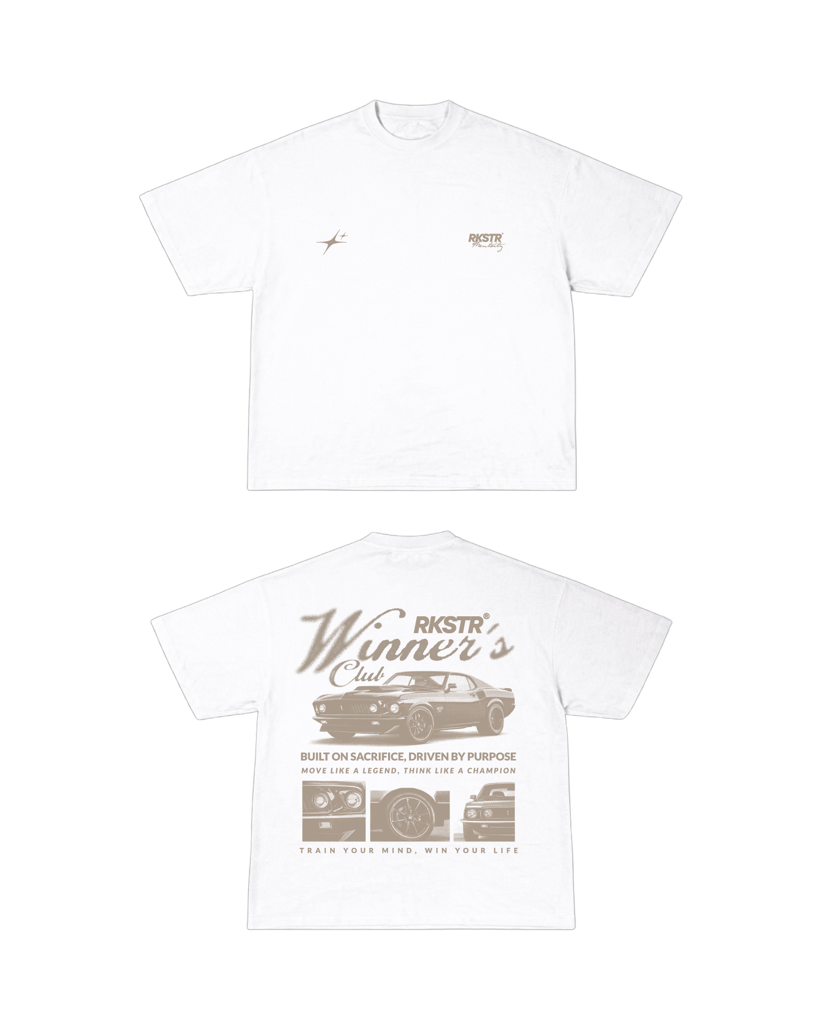 Camiseta Oversized Winners Club White