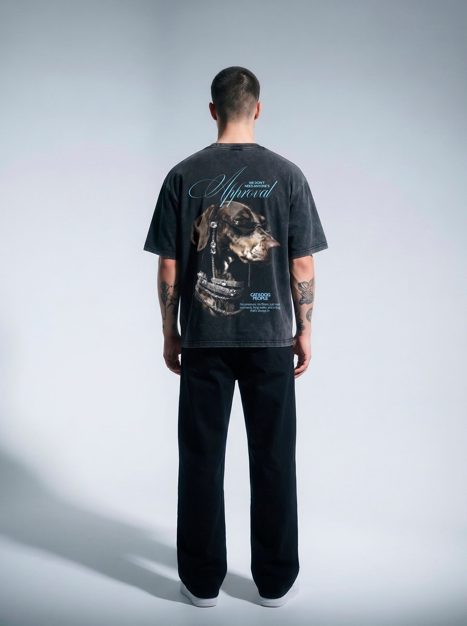 Camiseta Oversized No Approval INDST