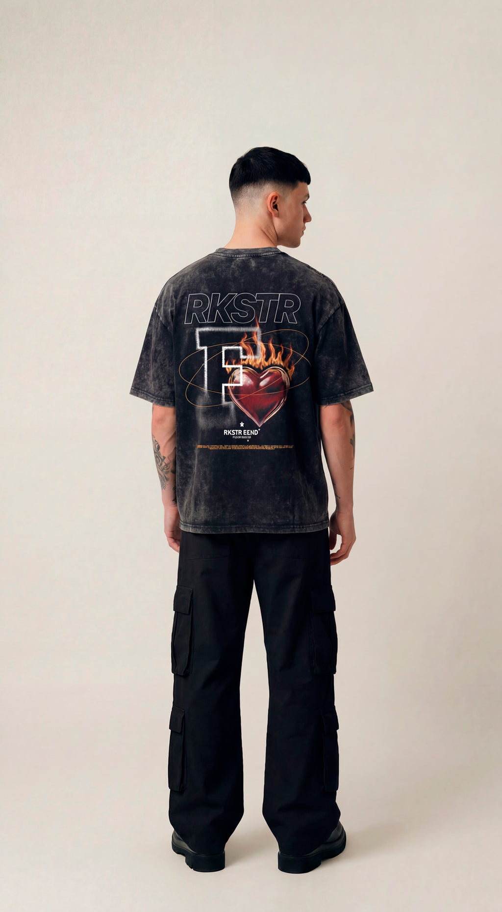 Camiseta Oversized Heartbeat Industry