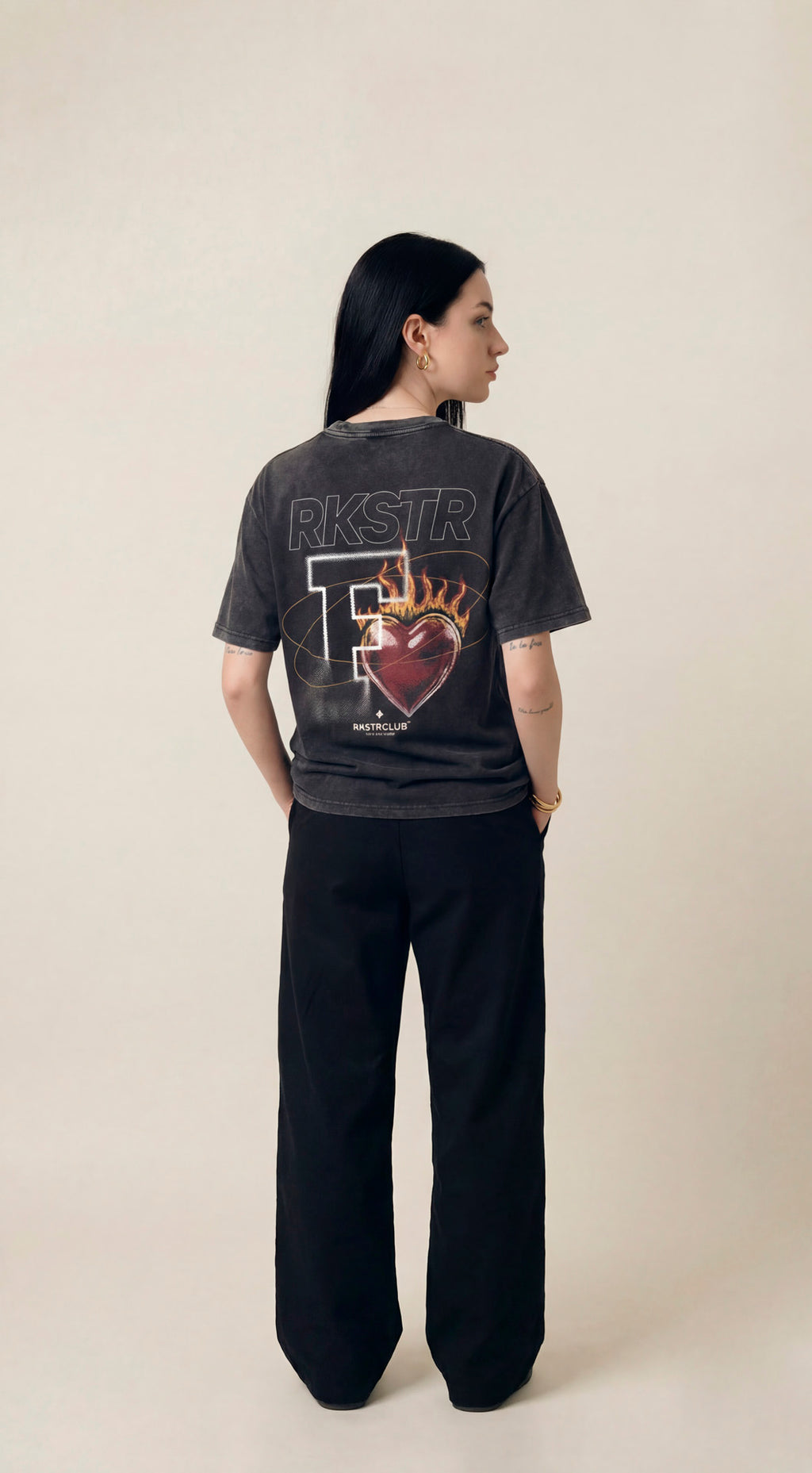 Camiseta Oversized Heartbeat Industry