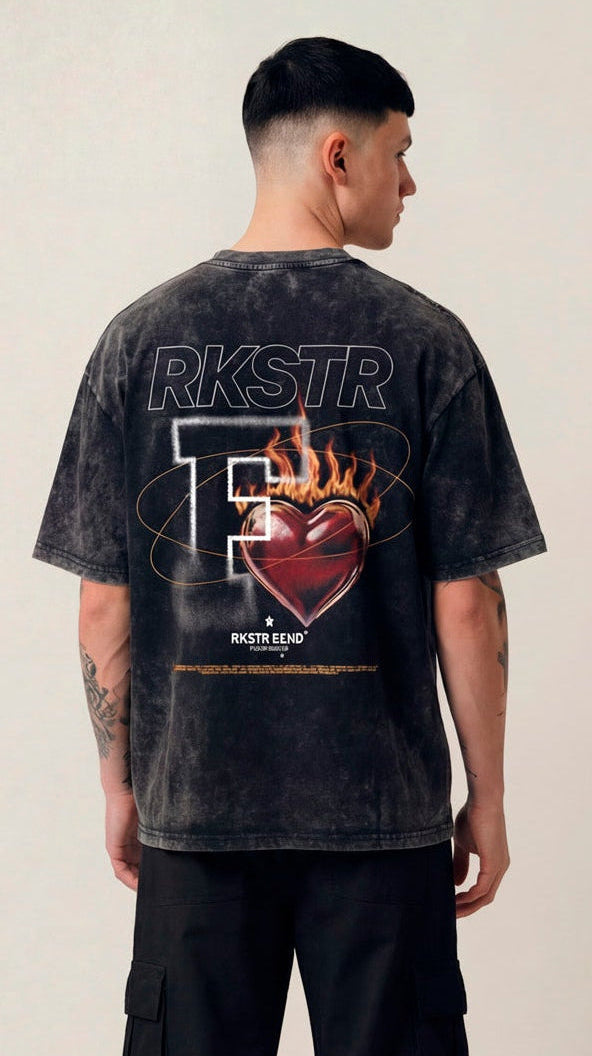 Camiseta Oversized Heartbeat Industry