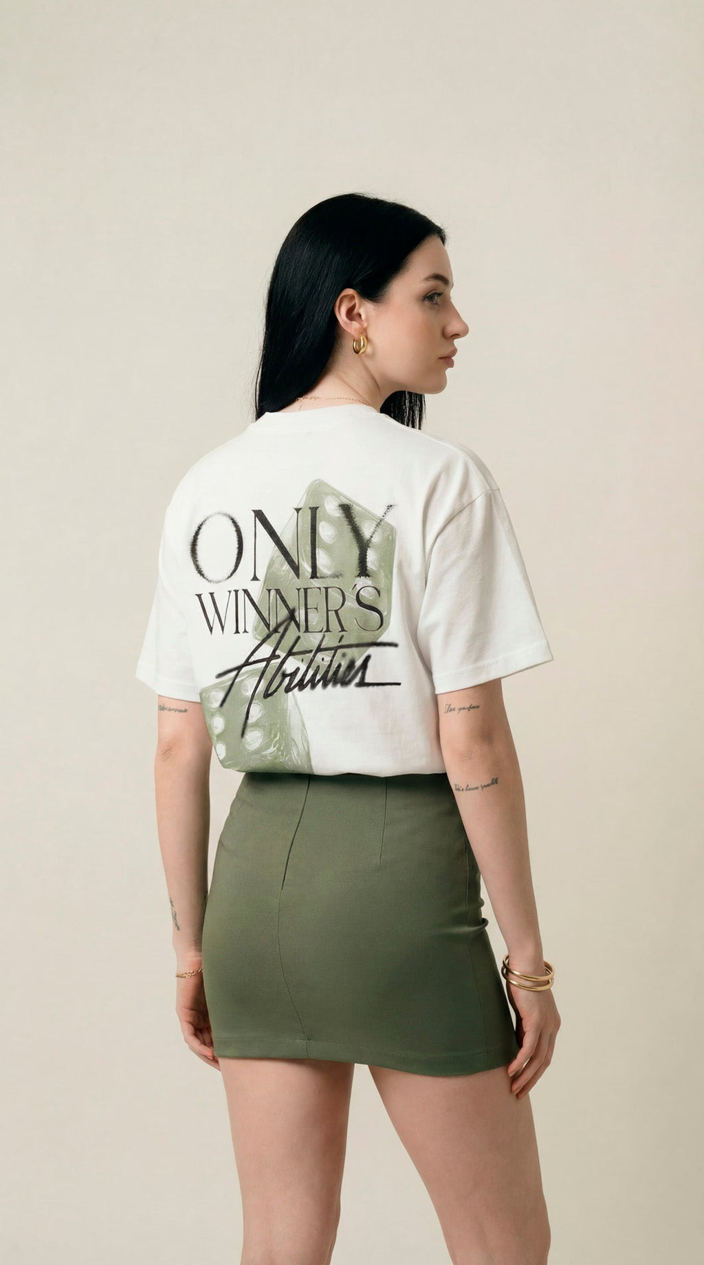 Camiseta Oversized Only Winners White