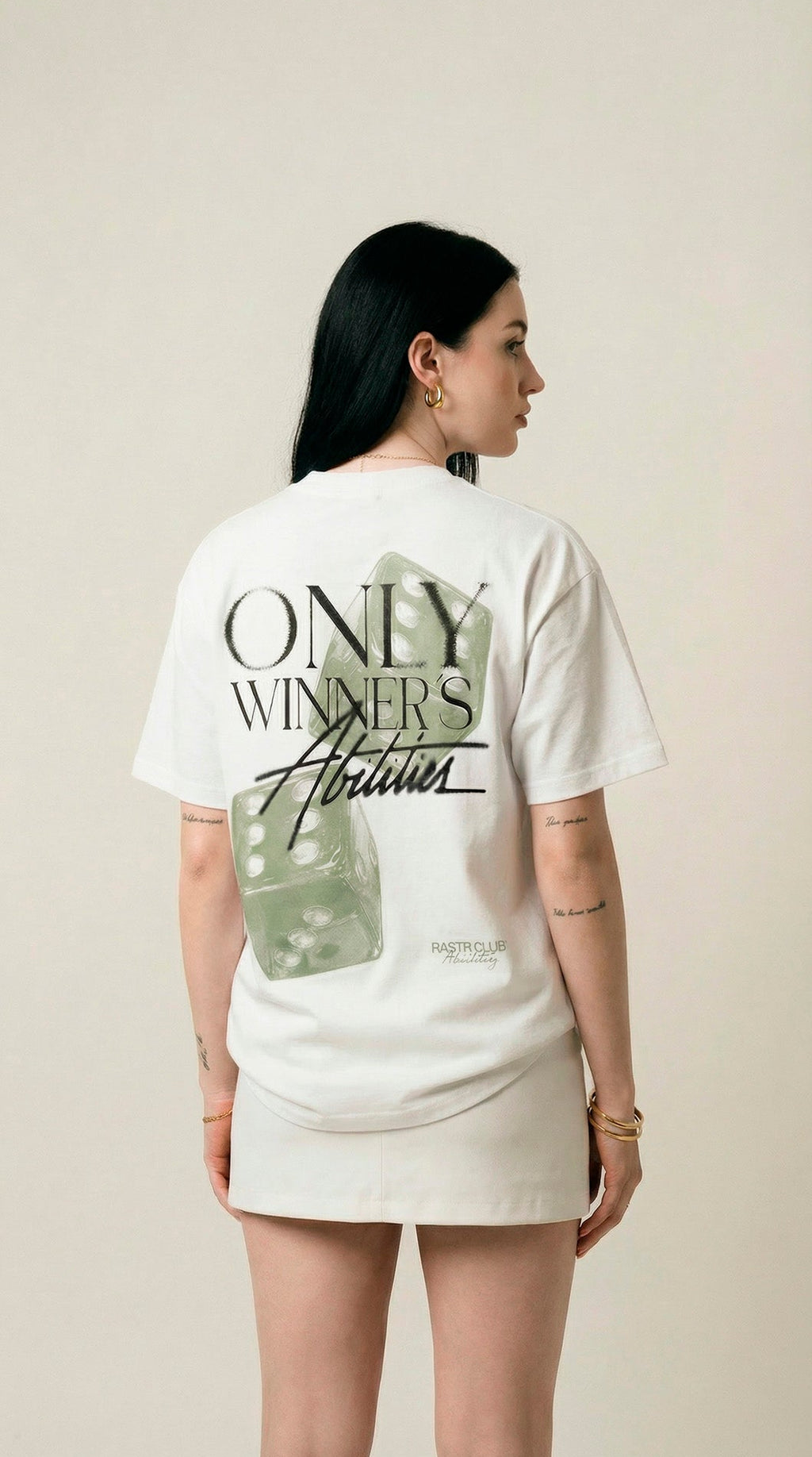 Camiseta Oversized Only Winners White