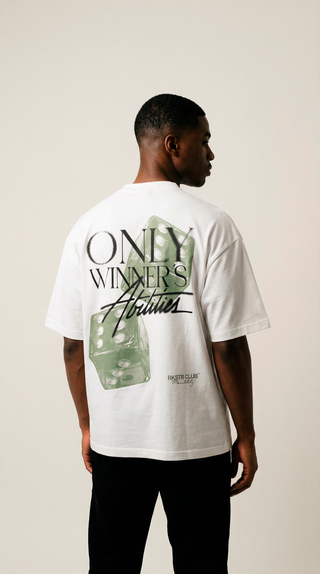 Camiseta Oversized Only Winners White