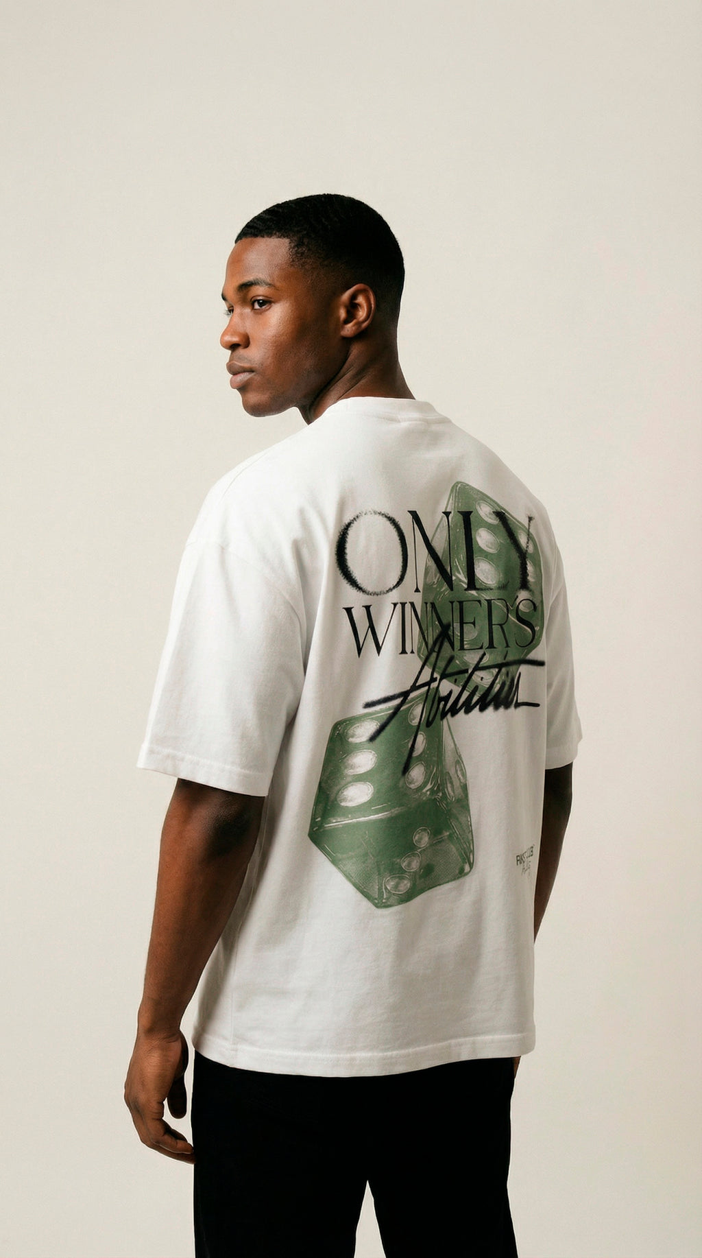 Camiseta Oversized Only Winners White