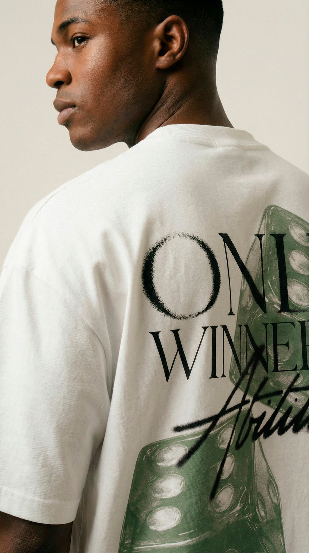 Camiseta Oversized Only Winners White