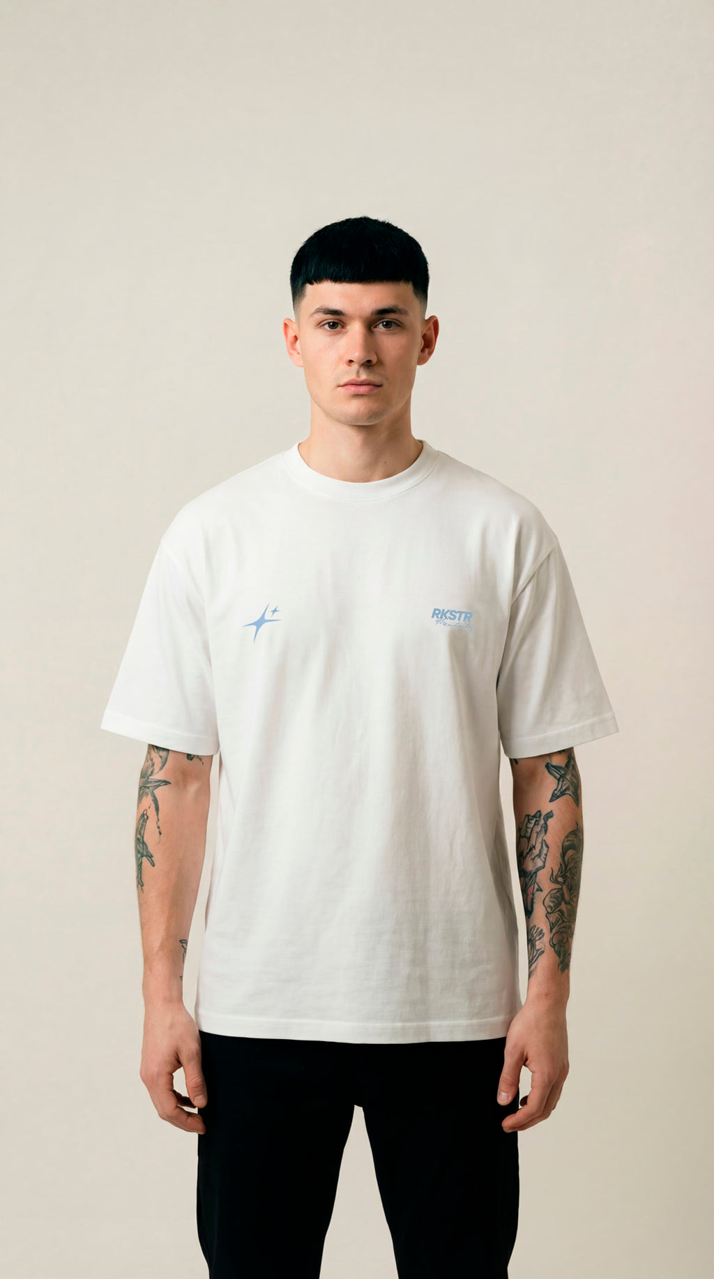 Camiseta Oversized Overtype The Old You White