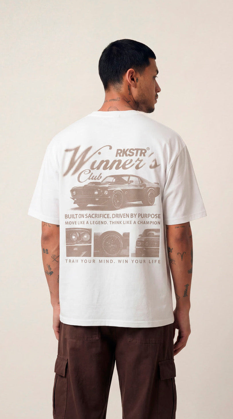 Camiseta Oversized Winners Club White