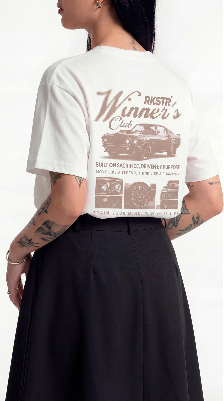 Camiseta Oversized Winners Club White