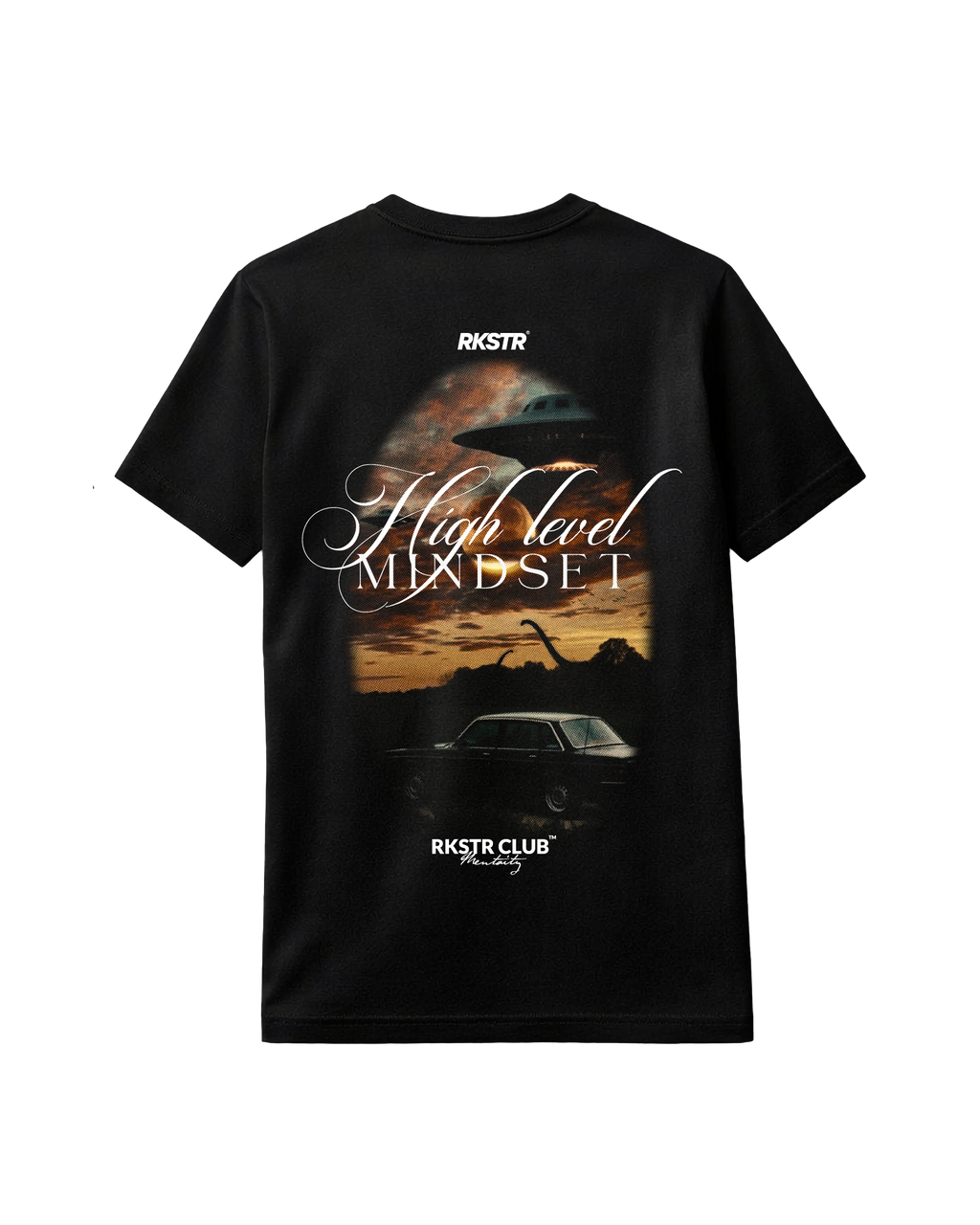 Camiseta Regular Fit High Level Mindset Black