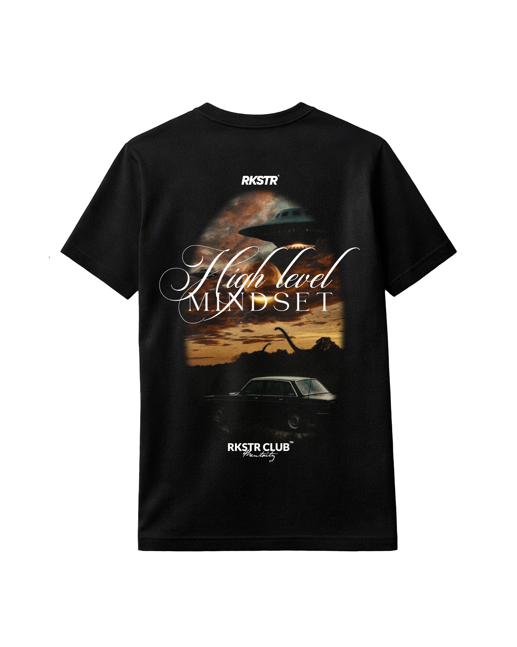 Camiseta Regular Fit High Level Mindset Black