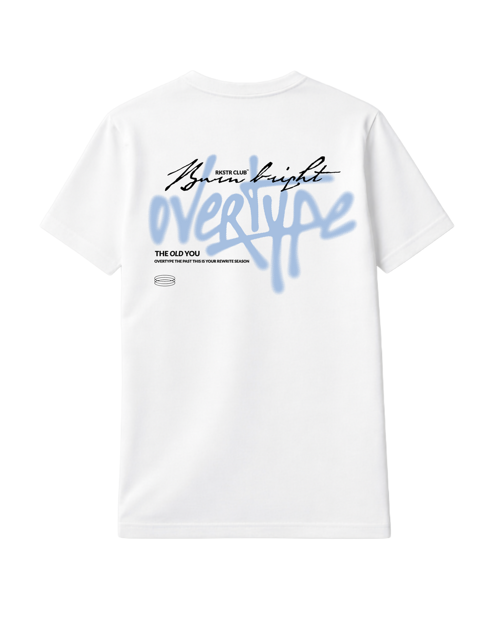 Camiseta Regular Fit Overtype The Old You White