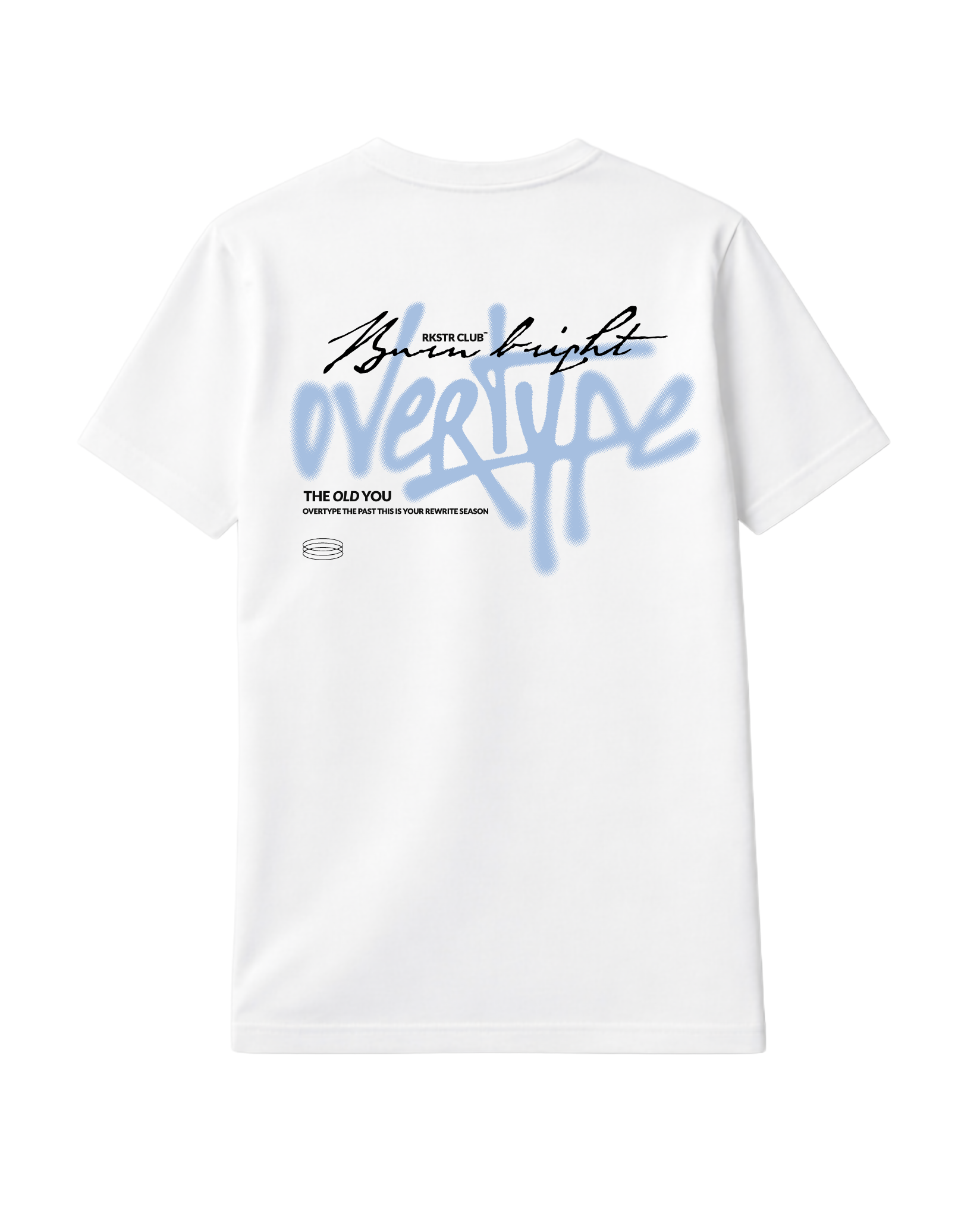 Camiseta Regular Fit Overtype The Old You White