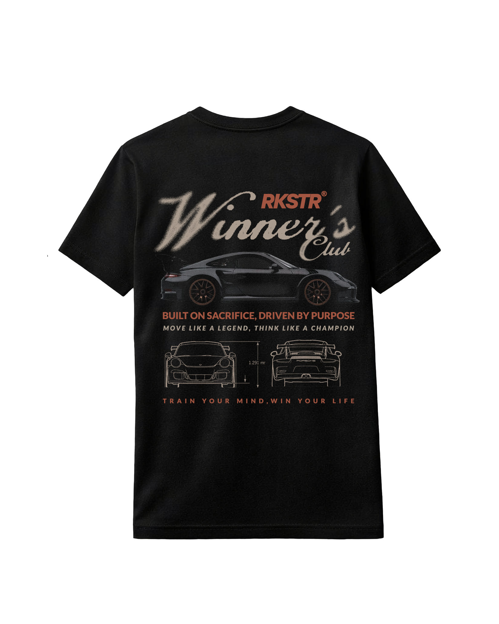 Camiseta Regular Fit Winners Club Black